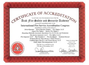 Certificate Of Accreditation